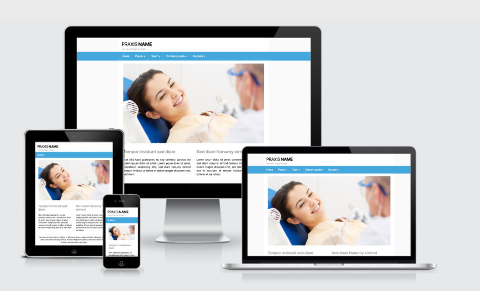 Homepage Template Mediziner