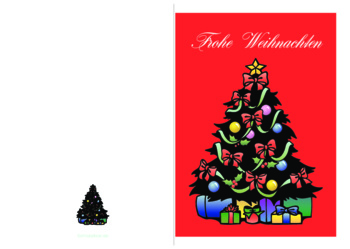 Grußkarten: Weihnachtskarte 'Frohe Weihnachten, Weihnachtsbaum'. PDF Datei