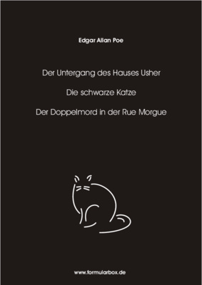 Die Schwarze Katze - eBook - eBook - Die Schwarze Katze, Drei Kriminalromane von Edgar Allan Poe.