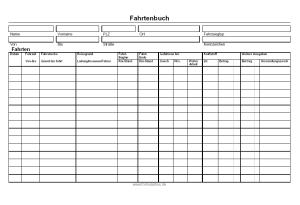 Fahrzeuge, Boote: Kfz-Fahrtenbuch. PDF Datei