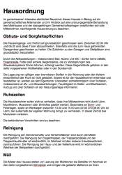 Hausordnung, Mehrfamilienhaus (Word) - Word-Vorlage Hausordnung fr Mehrfamilienhuser mit 10 Verhaltensregeln.