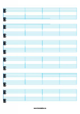 Notenblatt C2 Vordruck: Formblatt Notenblatt C2 im DIN A4-Hochformat. Druckbare Pdf-Datei im A4-Hochformat.