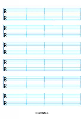 Formblatt Notenblatt C3. Notenblatt C3 als PDF Datei