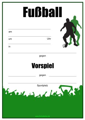 Fussball Plakat Poster Fur Fussballspiel Mit Vorspiel Pdf Vorlage Zum Ausdrucken