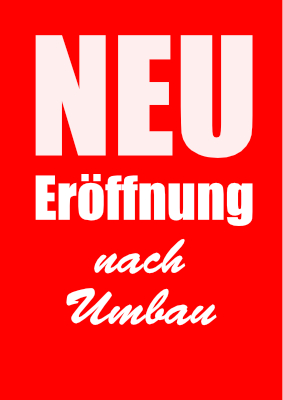 Plakat Neueroffnung Umbau Rot Pdf Vorlage Zum Ausdrucken