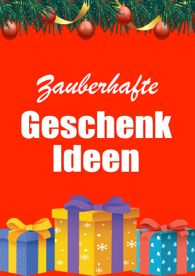 POS, Werbung: Plakat Weihnachten, Zauberhafte Geschenk-Ideen. PDF Datei