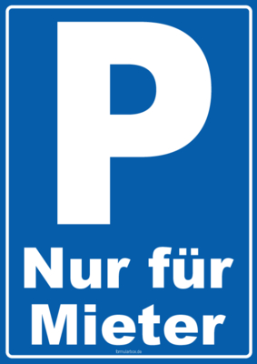 Schild mit Ihrem Kfz-Zeichen Privatparkplatz Parkplatz Besucher,Mieter Gäste 