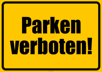 Schild Parkverbot Pdf Vorlage Zum Ausdrucken