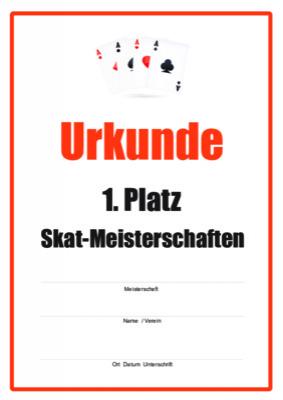 Urkunden Sportarten: Urkunde Skat-Meisterschaften 2. PDF Datei