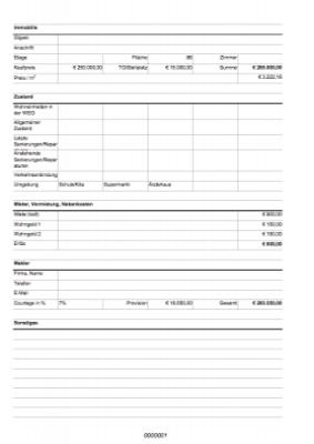 Immobilienvergleich - Daten, Zustand und Kosten - Excel-Tabelle Immobilienvergleich. Dient zum besseren Immobilienvergleich. Übersicht und Berechnung der wichtigsten Daten beim Erwerb einer ETW.