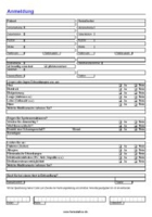 Anmeldeformular, Anamnese