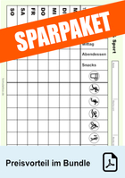Pläne und Tabellen für Gesundheit und Fitness, Sparpaket
