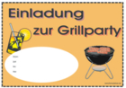 Einladung zur Grillparty
