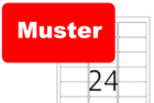 Herma-Etikett 4645: Muster