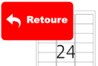 Herma-Etikett 4645: Retoure