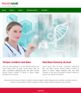 Website Template Arztpraxis  'Green-Red'