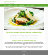 Website Template Restaurant 'Green'