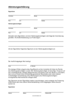 Abtretungserklärung, Eigentum (PDF)