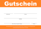 Einkaufsgutschein (Orange)
