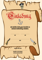 Einladung zum Geburtstag (Vintage)