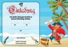 Einladung zum Geburtstag (Pirat)