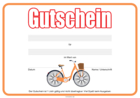 Gutschein 'Fahrrad, Cityrad'