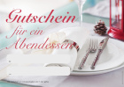 Erlebnisgutschein Abendessen