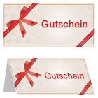 Gutscheinkarte 'Rote Schleife'