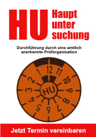 Plakat 'HU - Hauptuntersuchung'
