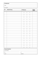 IP-Adressen Liste (PDF)