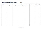 Medikamentenplan