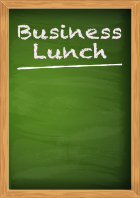 Restaurant Plakat Kreidetafel, Business Lunch