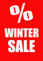 Plakat 'Winter Sale' - XXL-Plakat