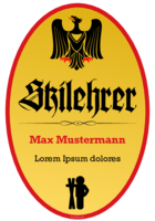 Fun-Schild Skilehrer