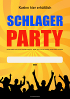 Plakat Schlager Party (Wann)