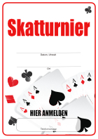Plakat Skatturnier (Telefonnummer)