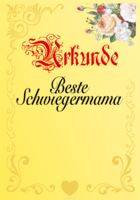 Urkunde für die beste Schwiegermama, Blanko