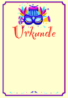 Urkunde Karneval I