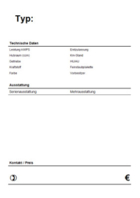 KFZ-Verkaufsschild, Hochformat (PDF)