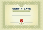 Zertifikat / Certificate klassisch (Grün)