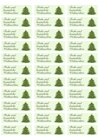 Zweckform-Etikett 3422: Weihnachtsbaum