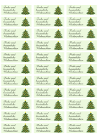 Zweckform-Etikett 3422: Weihnachtsbaum