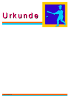 Urkunde Baseball (Blanko)