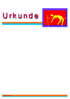 Urkunde Hochsprung (Blanko)