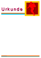 Urkunde Rugby (Blanko)