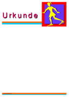 Urkunde Eissport (Blanko)