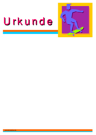 Urkunde Skaten (Blanko)