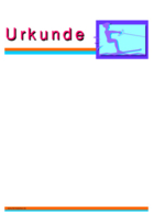 Urkunde Wasserski (Blanko)