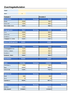 Zuschlagskalkulation (Excel)