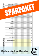 Urlaubsplanung und Urlaubsantrag (PDF), Sparpaket